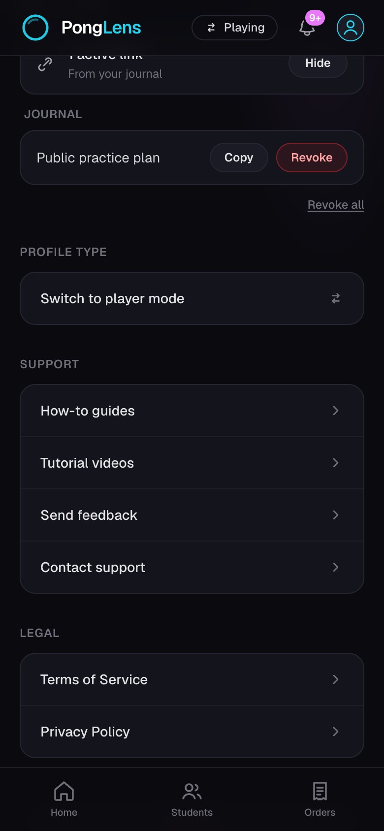 Public entry link management on a phone