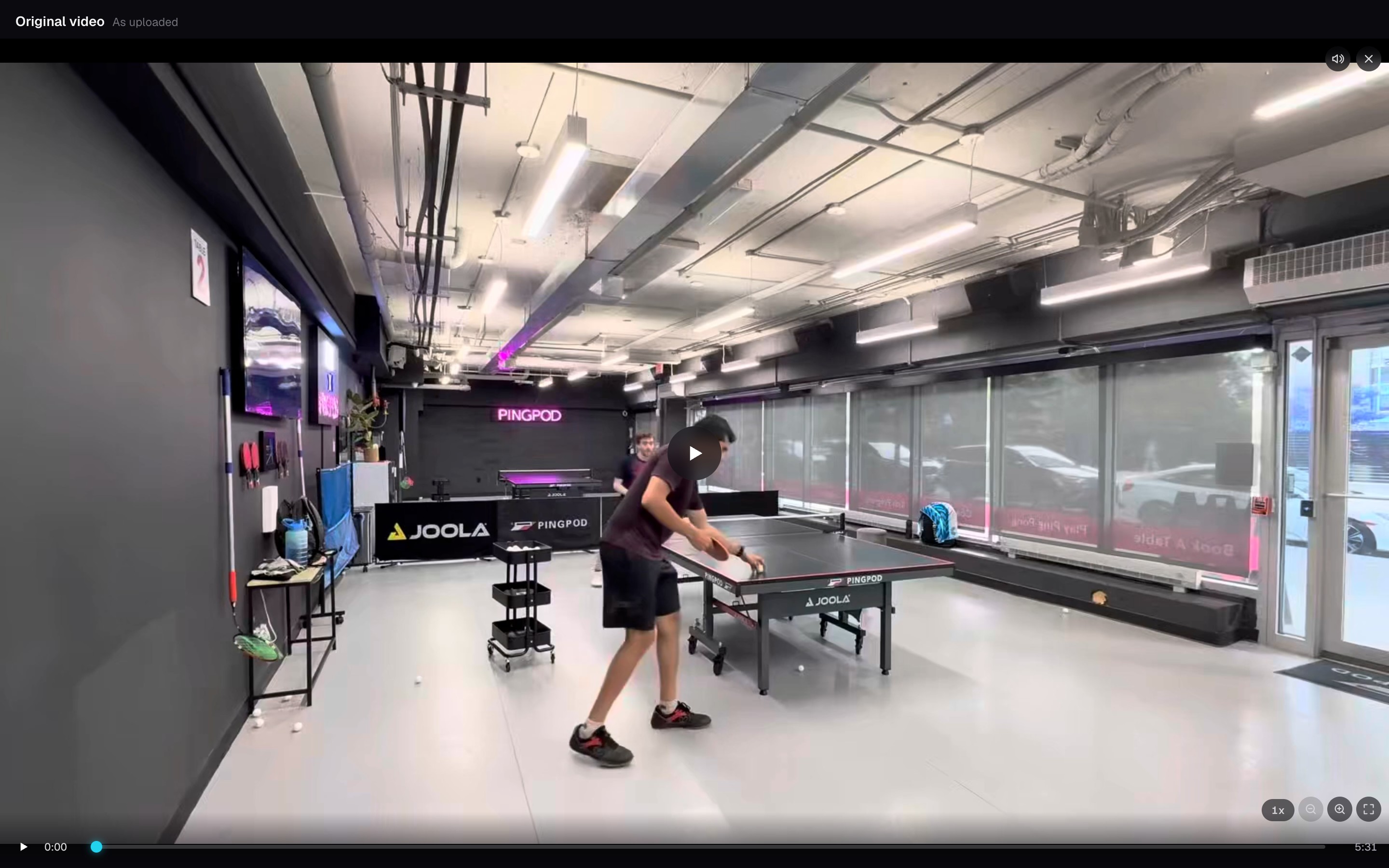 The retained Original video open on desktop